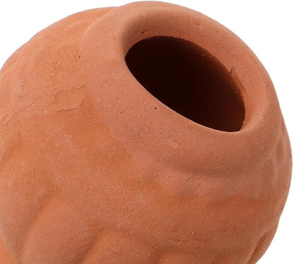 balacoo 4Pcs Mini Terracotta Pots Clay Planters for Succulents Small Indoor Plant Containers Lightweight Flower Pots for Desk Bookshelf and Garden