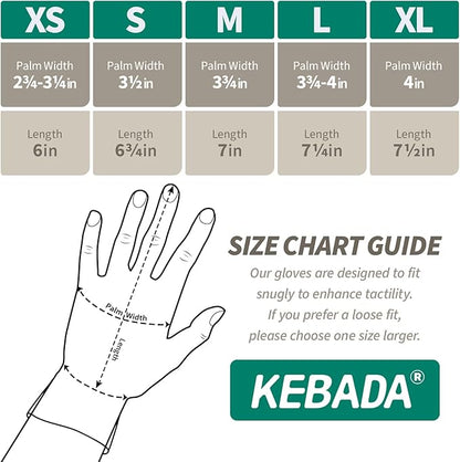 Kebada 12 Pairs Work Gloves for Men and Women, Nitrile Coated Safety Protective Gloves with Grip, Ideal for Gardening, Warehouse, Mechanic, Light Duty Construction Work,Large