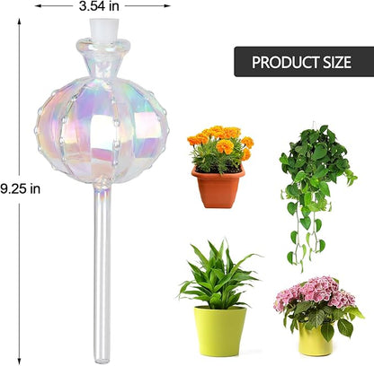 Self Watering Planter Insert. Plant Watering Devices. Plant Watering Bulbs. 3-PCS Plant Watering Globes. Rainbow Colors Cactus Shape Self Watering Globes Large. Plant Lover Gifts