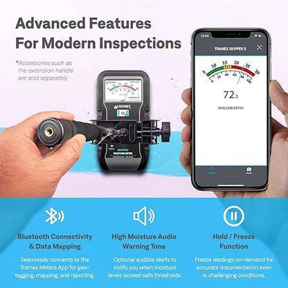 Tramex Skipper 5 Boat Moisture Meter SMM5 | Marine Instrument for Measuring Moisture Content in Wood & Glass-Reinforced Plastic (GRP)