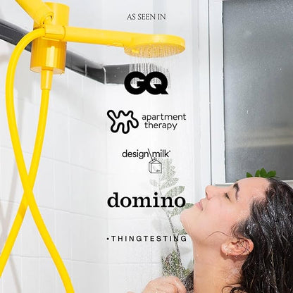 Sproos! - Handheld Showerhead with Filter Set, High Performance Filtration System for Healthier Hair and Skin, Extra Long 70 Inch Hose, 3 Customized Spray Functions, Blue