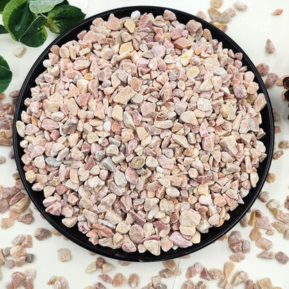 2LB Succulent and Cactus Gravel Pebbles, 1/5 Inch Natural Decorative Polished Stones, River Rocks for Plants, Vases, Aquariums, Terrarium and Outdoor Gardening,Peach