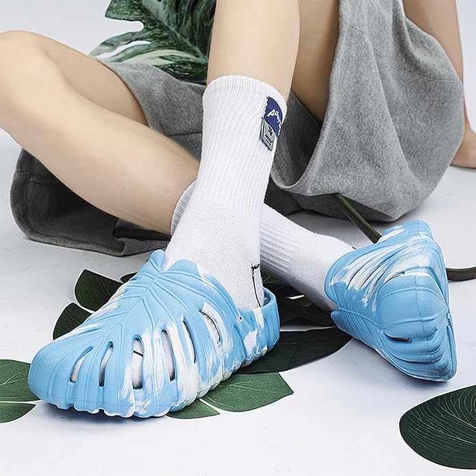 Optigard Monstera Slippers for Women and Men,Monstera EVA Thick Sole Pillow Slippers,Non Slip Quick Drying Breathable Beach Monstera Slides