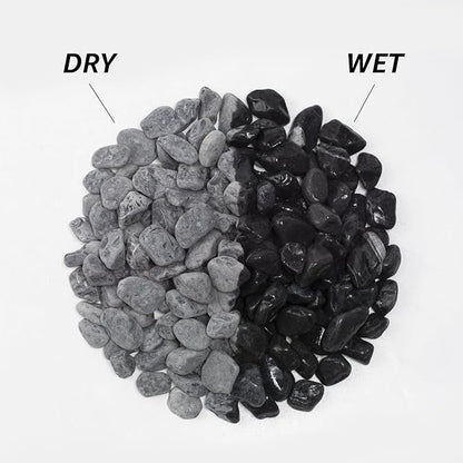LOIOOJ Black Natural Gravel, 1-1.7 Inch Decorative Stones for Plants, Garden, and Landscaping – 40LB, Ideal for Walkways, Vases, Crafting, Home Decor, and Outdoor Landscaping