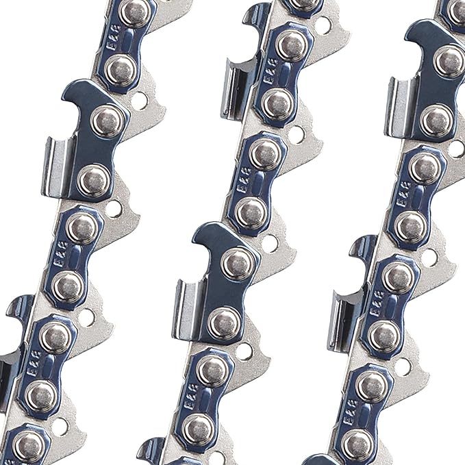 E & S 3 Pack 20 Inch Chainsaw Chain .325" Pitch .063" Gauge 81 Drive Links Semi-Chisel Chain Saw Chains for Husqvarna, Poulan, Craftsman, Greenworks and More Chainsaw Brands