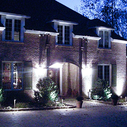 T-SUN Solar Spotlights, 4 LED Solar Powered Landscape Spotlights Waterproof Outdoor Lights Auto ON/OFF for Garden, Driveway, Yard, Patio, Pool Area (White-4 Pack)