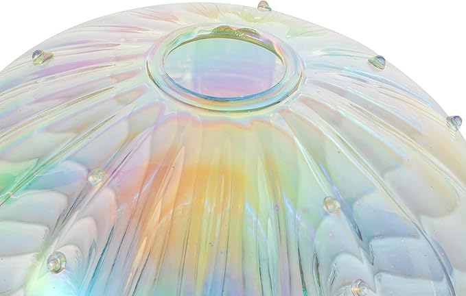 Glasseam Mushroom Propagation Stations for Plants: Iridescent Propagation Vase of 5 Glass Hydroponic Jars for Home Room Window Table - Unique Mushroom Decor Gifts for Plant Lovers