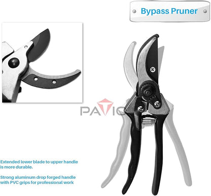 Patio Paradise Garden Tool Loppers 3 PCS - Hedge Shear, Shrub Shears Purner, Tree Trimmer, Pruning Clippers, Branch Cutter Kit, Heavy-duty Shears for Yard, Lawn, Gardening Gift