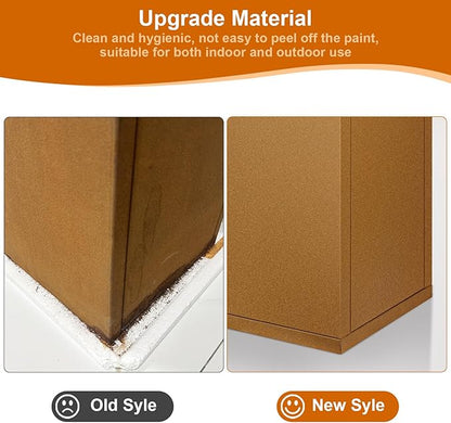 Corten Steel Planter Box 36"x12"x28", Rustic Metal Planter with Partitions & Drainage Holes, Frost Rust Resistant Heavy Duty Planter for Patio Garden Indoor Outdoor Commercial Decor