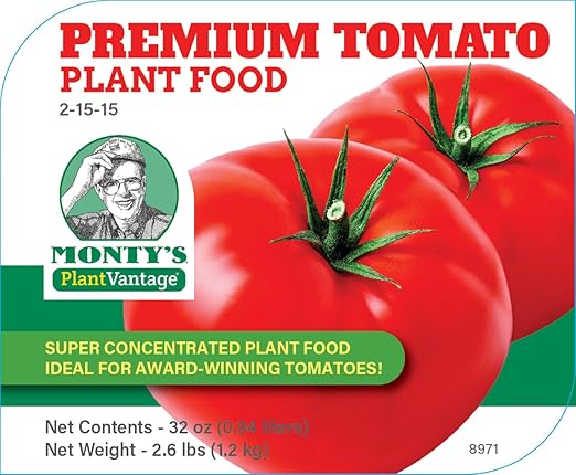 PlantVantage Premium Tomato Plant Food-Concentrated Fertilizer with Humic Acid & Zinc Nitrogen-Supports Strong Roots,Enhances Blooms & Yields-Easy Application for Root Feeding or Foliar Spray 1-Gallon