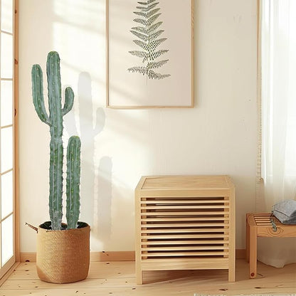 Artificial Cactus Potted Plant 40 Inch Faux Desert Cacti Fake Big Cactus Plant for Home Garden Office Indoor Outdoor Decoration