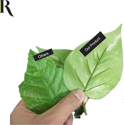 Retrograde 32" Realistic Fake Pothos Ivy Plant for Home Decor Indoor Silk Artificial Plant Large (Light Green)