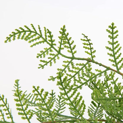 Hollyone Small Fake Plant Potted Plants Artificial Decor Silk Ferns Plant Faux Plants in Pots for Home Living Room Bedroom Desk Bathroom Window Shelf Farmhouse Decoration