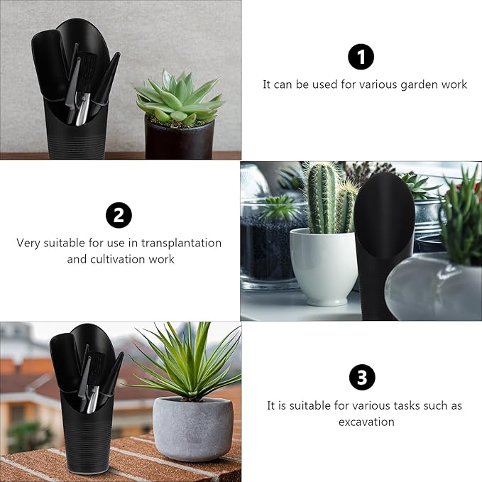 5pcs Succulent Gardening Tool Mini Hand Transplanting Tools for Indoor and Outdoor Plants Ergonomic Design Portable Gardening Accessory for Weeding Digging Pruning