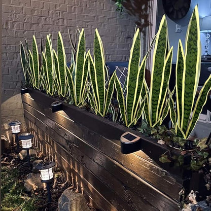 Beebel 4 Pcs Artificial Plants 30" Sansevieria Snake Plant Plastic Greenery Perfect Faux Agave Plant for Home Office Indoor and Outdoor Décor