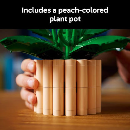 LEGO Botanicals Peace Lily Flower Building Set for Adults - DIY Bedroom, Book Shelf & Office Decor for Women & Men, Ages 18+ - Artificial Flowers Crafting Kit - Gift Idea for Birthdays - 11504