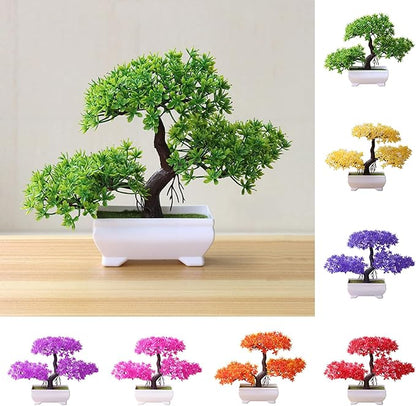 Talent Star Artificial Bonsai Tree Juniper Faux Plants Indoor Small Fake Plants Decor with Pots for Home Table Office Desk Bathroom Shelf Bedroom Living Room Farmhouse Decorations Wedding Tabletop Ye