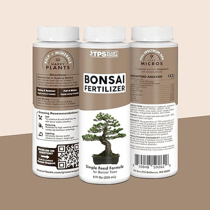 Bonsai Fertilizer for All Bonsai Trees, Great for Root Soaks, Liquid Plant Food, 32 oz (1 Quart)