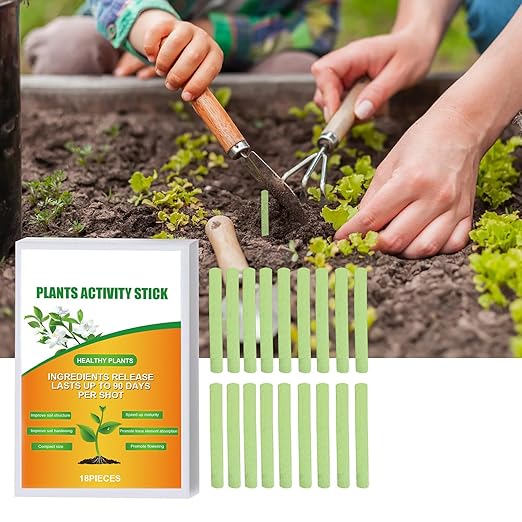 18/36Pcs Plant Fertilizers Indoor Plant Food Spikes Fertilizers Sticks Outdoor Plant Nutrition Growth