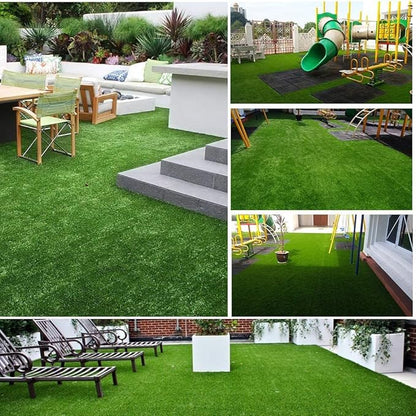 ALTRUISTIC Artificial Grass Synthetic Mat 10ft x 26ft,Outdoor Garden Lawn Landscape Turf for Pets, Faux Grass Rug with Drainage Holes,Fake Grass Indoor Backdrop Wall Christmas Party Decor