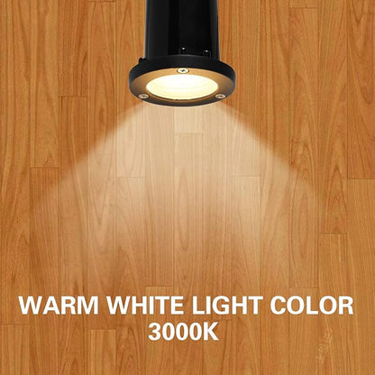 EAGLOD 5W Well Light,12-24V LED In-Ground Low Voltage Landscape Light with Connectors, IP67 Waterproof Landscape Lighting,3000K Paver Lights Warm White for Yard, Garden, Patio (12 Pack)