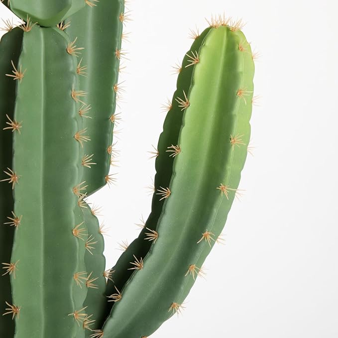 UV-Resistant Artificial Fake Cactus Plants 7ft – Large Faux Cowboy Cactus for Indoor & Outdoor Home, Office, or Garden Decor