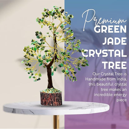 Green Jade Crystal Tree, Chakra Tree, Tree of Life, Chakra Tree, Feng Shui Tree, Healing Crystal, Gemstone Tree, Crystal Gifts, Healing Stones, Spiritual Gifts