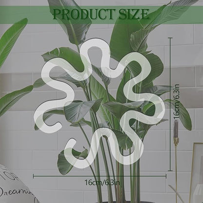4Pcs Flower Shape Plant Stem Support, Plant Life Support Supplies Securing House Plant Accessories, Vertical Support for Plants Stem Supports Suitable for Indoor and Outdoor Various Types of Plants