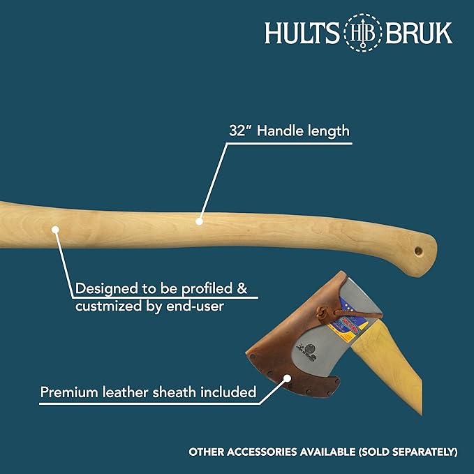 Hults Bruk 840511 Arvika 5 Star Racing Axe - 4.5 lb Head, 32" Handle