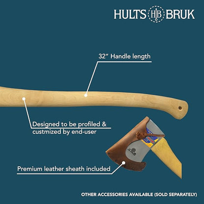 Hults Bruk 840511 Arvika 5 Star Racing Axe - 4.5 lb Head, 32" Handle
