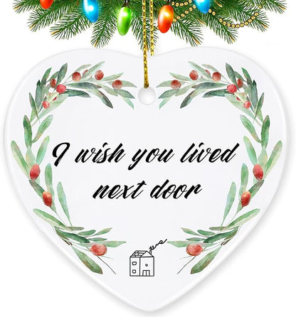 Friendship Christmas Decorations - Sentimental Gifts for Women, Bridesmaid, Birthday, Long Distance Friends - Xmas Present