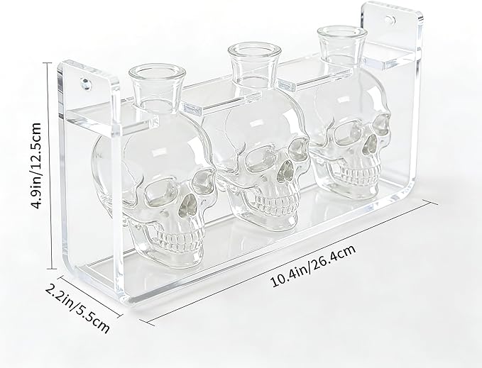 Clear Plant Propagation Station Plants Terrarium Planter Vase Birthday Gifts for Women Girl in Acrylic Stand Home Office Garden Decor