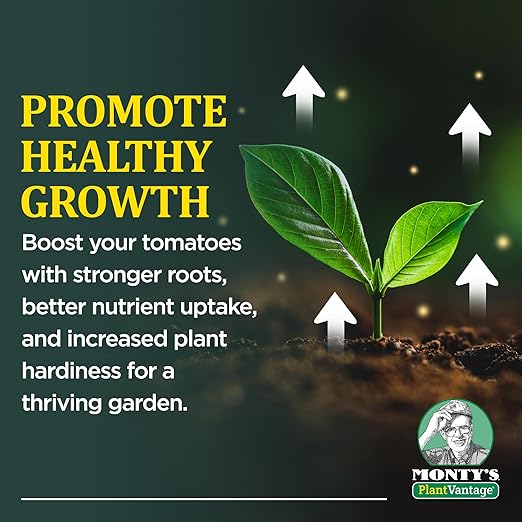 PlantVantage Premium Tomato Plant Food-Concentrated Fertilizer with Humic Acid & Zinc Nitrogen-Supports Strong Roots,Enhances Blooms & Yields-Easy Application for Root Feeding or Foliar Spray (32 OZ)