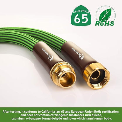 persevere Garden Hose Lightweight Water Hose Kink Free Watering Hose Soft Farm Hose for Watering Lawn, Yard, Garden, Car Washing and Home Cleaning 25, 50, 75 and 100 ft (50FT)