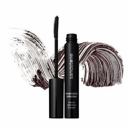 Hypoallergenic Mascara Sensitive Eyes - Smudge-Proof, Sweatproof, Lengthening Mascara with amazing separation of the lashes - Vegan, Non Toxic Mascara Black (Brown, 9 ml)
