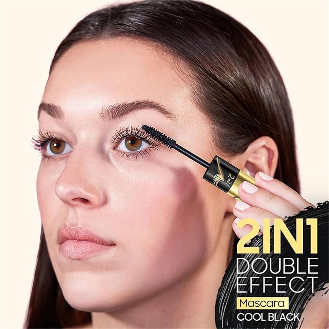New Liquid Mascara Black, Lash Extensions and Waterproof Mascara Volumizing & Lengthening, Curling Eyelashes and Fast Dry, Exquisitely Full, Create Charming Eye Makeup