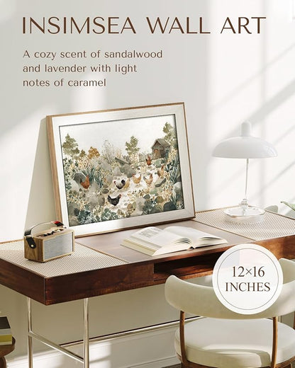 InSimSea Framed Wall Art laohauxin-kuanbiankuang0122 HK1313 16" L x 12" W