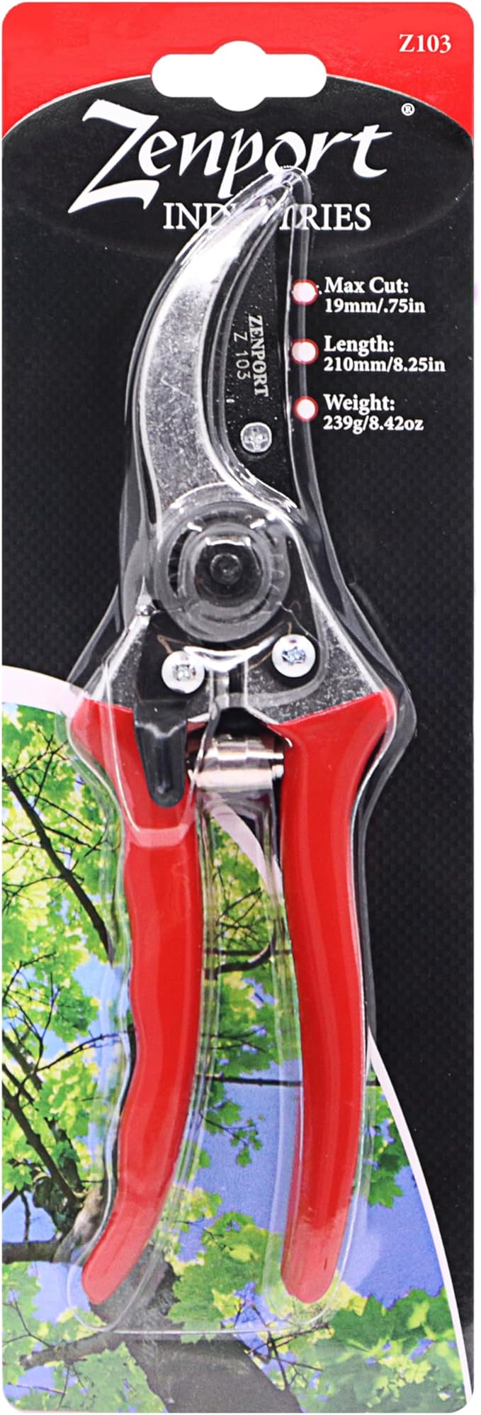 Zenport Z103-10PK Pruning Shear, 10, Red