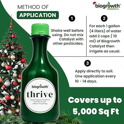 Concentrated Liquid Enzyme-Powered Organic Plant Food (8.45oz) | Enzyme-Rich Fertilizer Growth Booster for Bigger Buds & Stronger Roots, Ideal for Indoor Pots & Outdoor Gardening