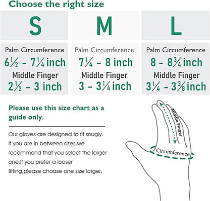 COOLJOB 10 Pairs Gardening Gloves for Women Ladies, Breathable Rubber Coated for Yard Garden, Outdoor Indoor Protective Work, Medium Size, Lavender Purple & Apple Green