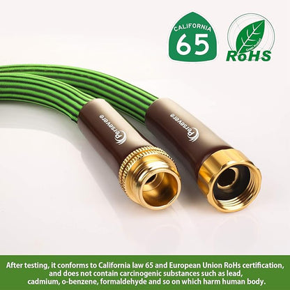 persevere Garden Hose Lightweight Water Hose Kink Free Watering Hose Soft Farm Hose for Watering Lawn, Yard, Garden, Car Washing and Home Cleaning 50FT