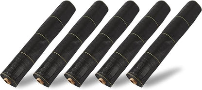 Dewitt 5-Pack Sunbelt Weed Barrier Fabric 3.2 oz, 4 x 300 Feet – Heavy-Duty Ground Cover Mat for Greenhouse Floors, Garden Rows, Raised Beds, Yard Gardening, and Outdoor Landscape Protection