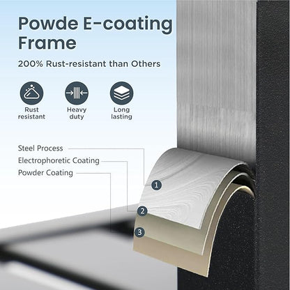 PHI VILLA 9 Pieces Outdoor Dining Set, Expandable Metal Table (64"-82") and 8 Swivel Dining Chairs – Perfect for Patio, Garden, Deck, Porch, and Yard, 9PCS Outdoor Dining Set Style 5