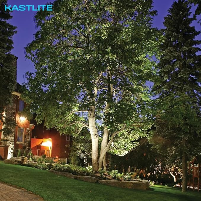 KASTLITE 50W Dusk to Dawn LED Outdoor Flood Light with Knuckle - 350-Watt Equivalent 5000 Lumens 4000K Photocell Security & Landscape Lighting - Rust Proof Aluminum Housing, Bronze