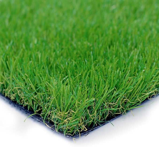 Petgrow Artificial Grass Turf 13FTX30FT- Realistic & Thick Synthetic Fake Grass Mat for Outdoor Garden Landscape Pet Dog Grass Rug Faux Turf