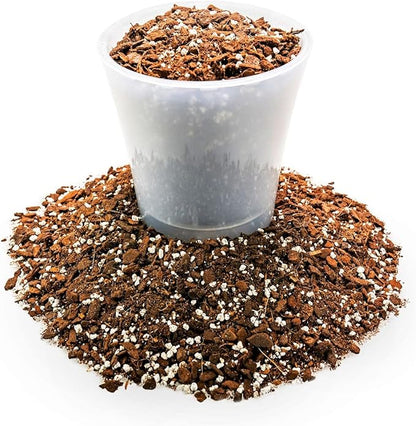 Premium Monstera Soil Mix by Gardenera - 10 Quart - Perfect Drainage and Moisture Retention for Swiss Cheese Plant (2 Bags of 5 Quart)