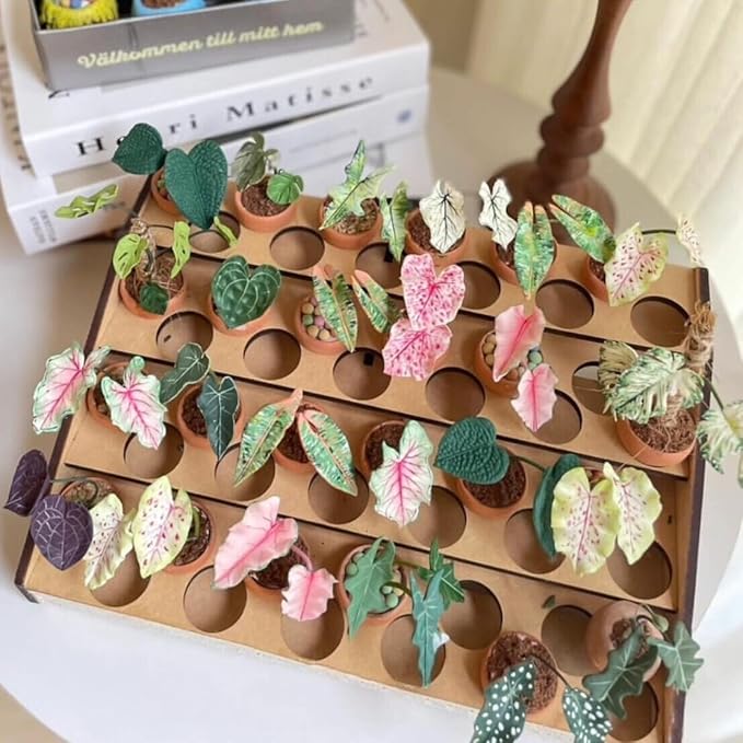 Mini Terracotta Pots – Small Clay Flower Pots for Succulents, Cactus, DIY Crafts, Fairy Garden, Miniatures, School Projects, Mini Planters - Set of 30 (Bow Accent, 1.2 Inch)