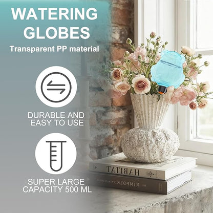 3Pcs Frog Plant Self Watering Globes for Indoor and Outdoor Plastic Water Bulbs Top Fill Plant Watering Globes Slow Release Terracotta Plant Watering Devices System for Plants, Multicolor