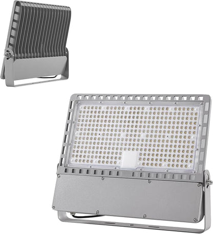 400W Led Stadium Flood Light Outdoor 60000Lm 2500W Equivalent Super Bright Commercial Area Lighting 100-277V 5000K Daylight IP66 Waterproof Arena Lights for Sport Fields and Courts