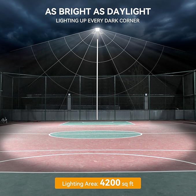 12000W Solar Street Light with Dual Solar Panels, Commercial Grade Parking Lot Lights with Large LEDs, Flood Lights Outdoor wth Motion Sensor and Remote Control for Yard, Street 2 Pack